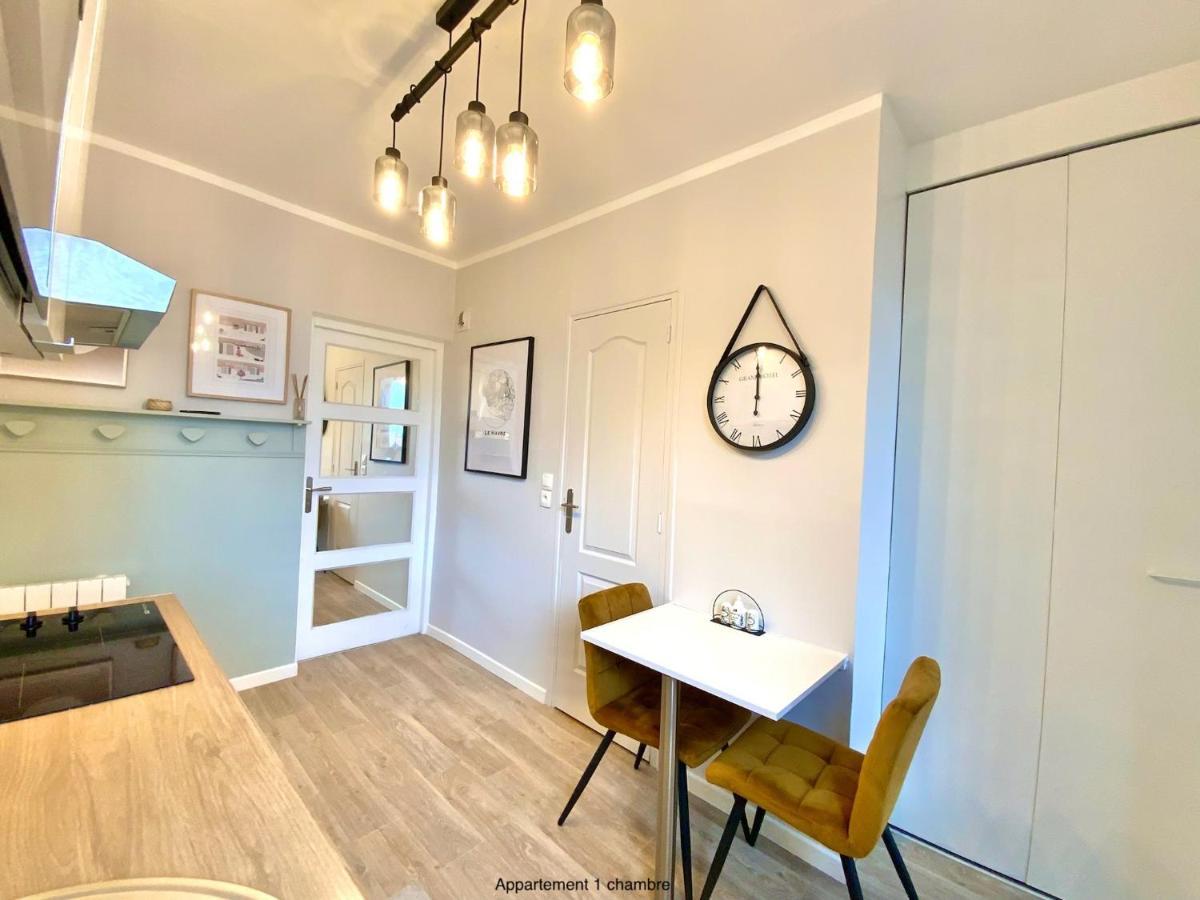 Appartements Chaleureux - 15 Min A Pied De La Gare Le Havre Ngoại thất bức ảnh