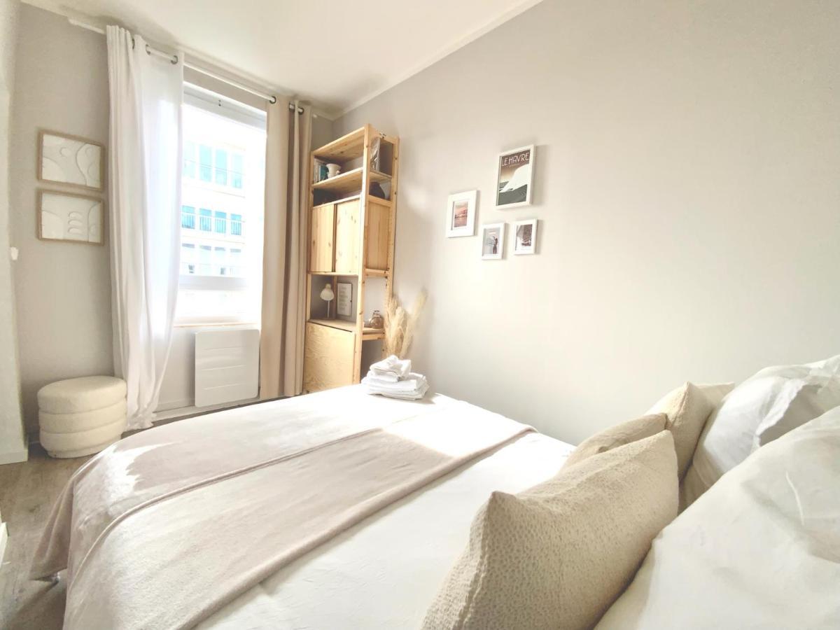 Appartements Chaleureux - 15 Min A Pied De La Gare Le Havre Ngoại thất bức ảnh